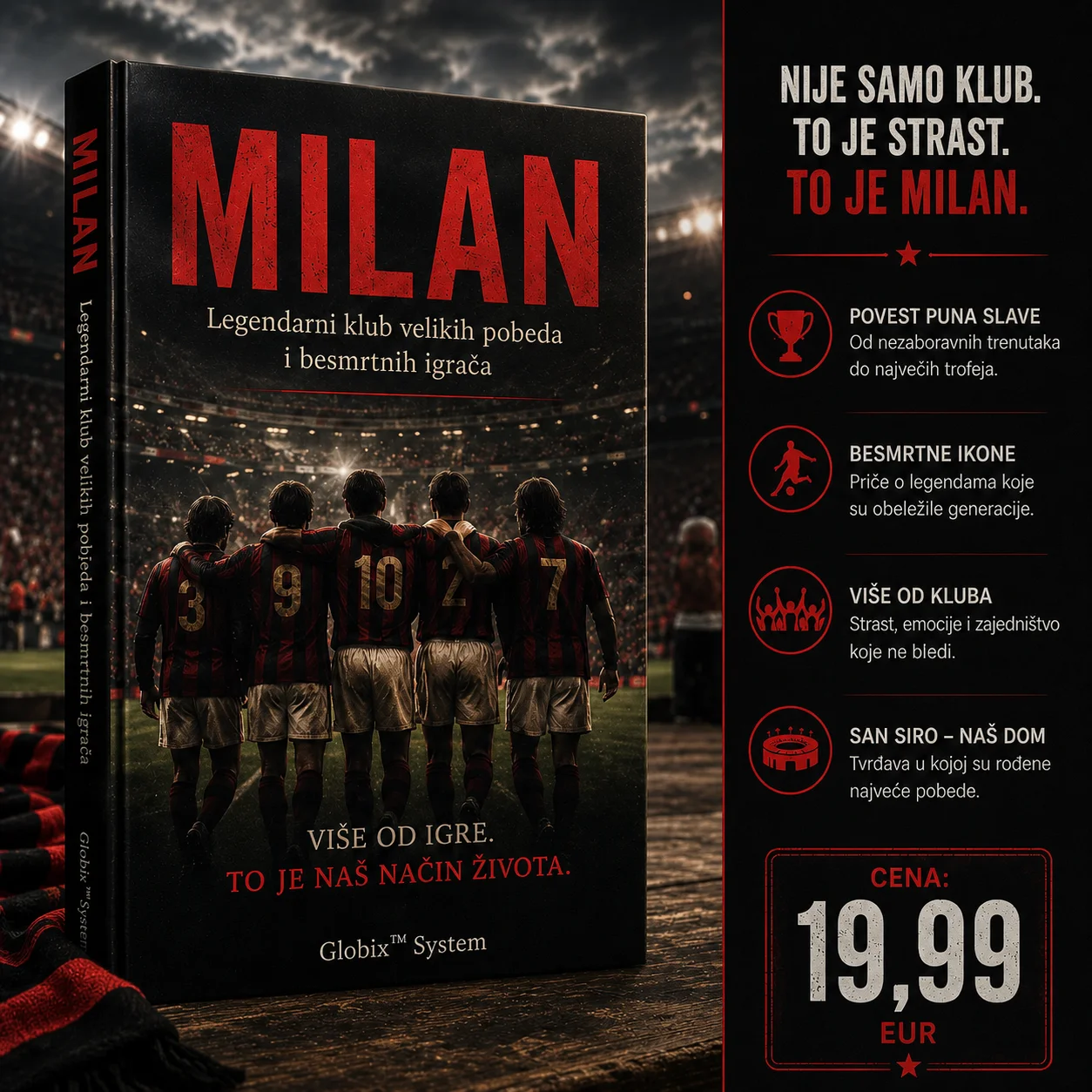 globix-7007 MILAN 👉Legendarni klub velikih pobeda i besmrtnih igrača - Slika 1