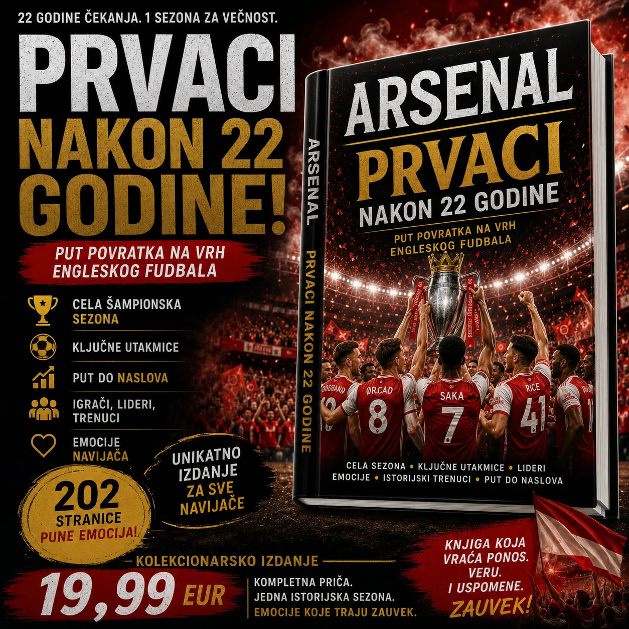 globix-7139 🔴 ARSENAL 🔴 Šampioni posle 22 godine — Put nazad na vrh engleskog fudbala - Slika 1